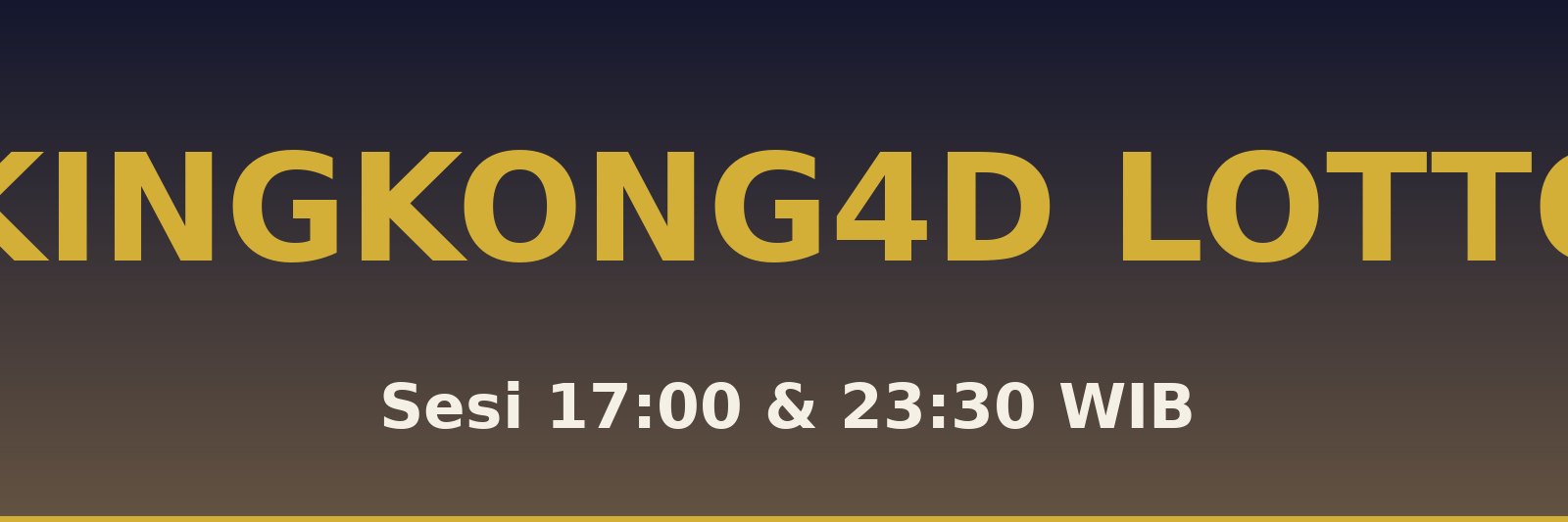 Kingkong4D Lotto Tanjuang Baru
